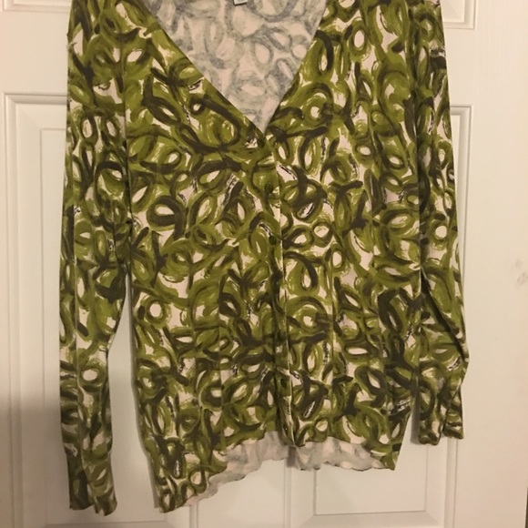 Green cardigan - Picture 2 of 3